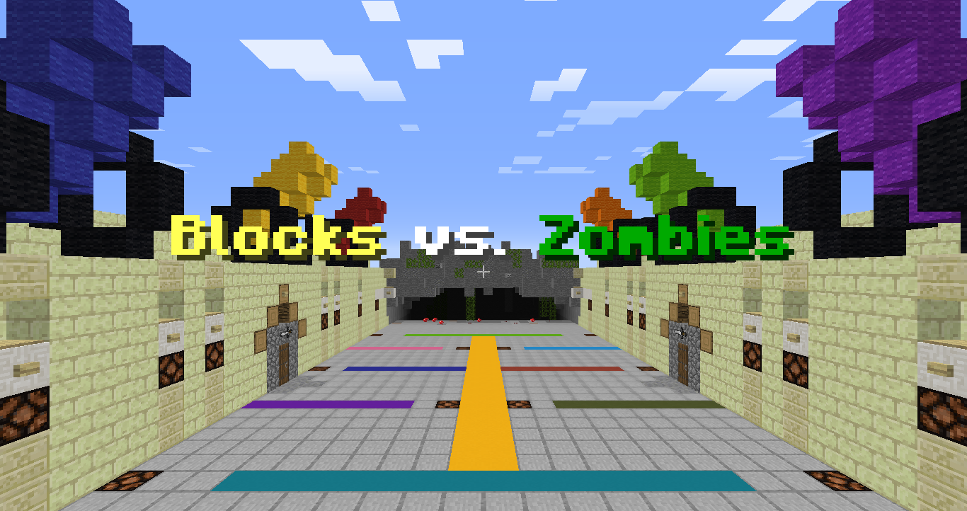 Download Blocks vs. Zombies: Fanmade for Minecraft 1.13.2