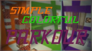 Download Simple Colorful Parkour for Minecraft 1.15.2