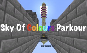Download Sky of Colours Parkour for Minecraft 1.16.4