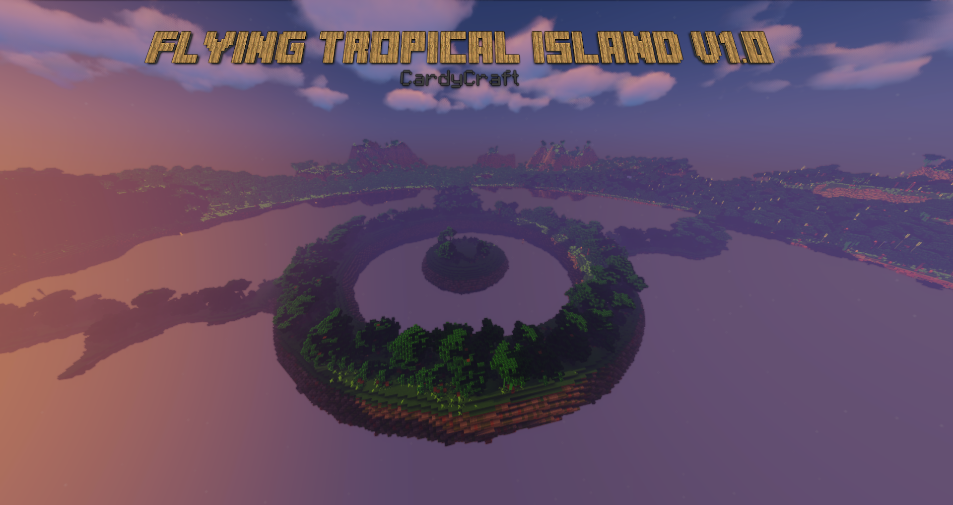 Download Flying Tropical Island 1.0 for Minecraft 1.19