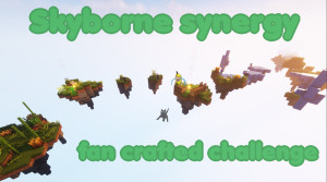 Download Skyborne Synergy: Fan Crafted Challenge 1.0 for Minecraft 1.19.3