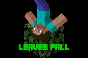 Download LEAVES FALL 1.0 for Minecraft 1.20
