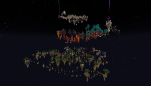 Download Floating Islands Parkour 1.0 for Minecraft 1.19.4
