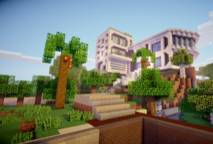 Casa Moderna/Survival Modern House Minecraft Map