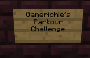 Download Gamerichie's Parkour Challenge for Minecraft 1.10.2