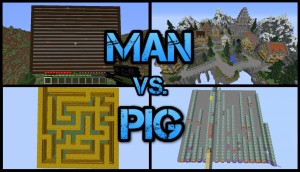 Download Man Vs Pig 2 Mb Map For Minecraft