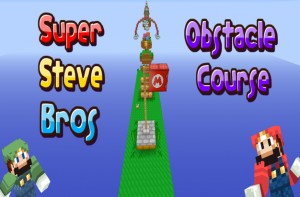 Download Super Steve Bros Obstacle Course for Minecraft 1.9