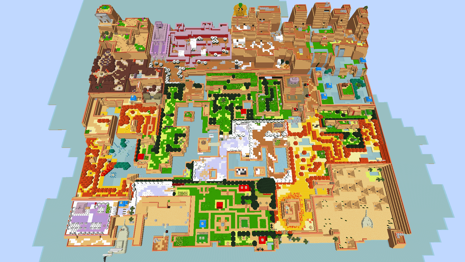 Download «Legend of Zelda: Oracle of Seasons» (17 mb) map for Minecraft