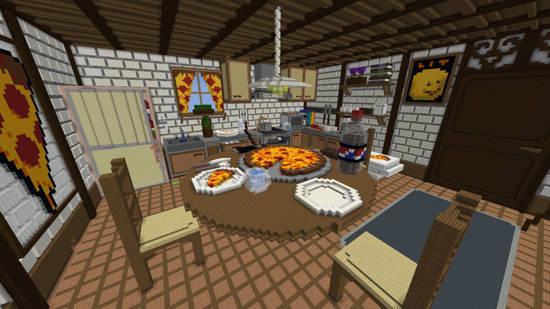 Download Pizza Hide And Seek 3 Mb Map For Minecraft