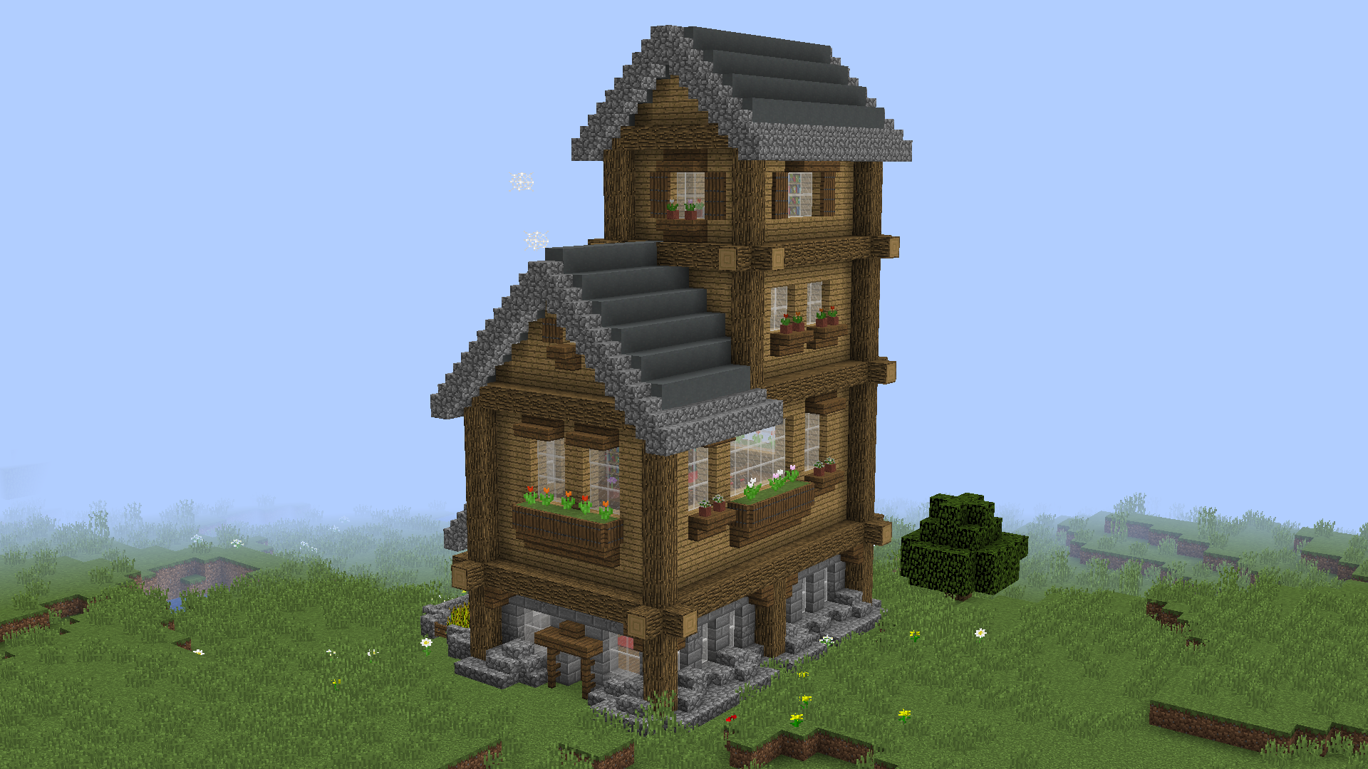 Wooden house Minecraft Map