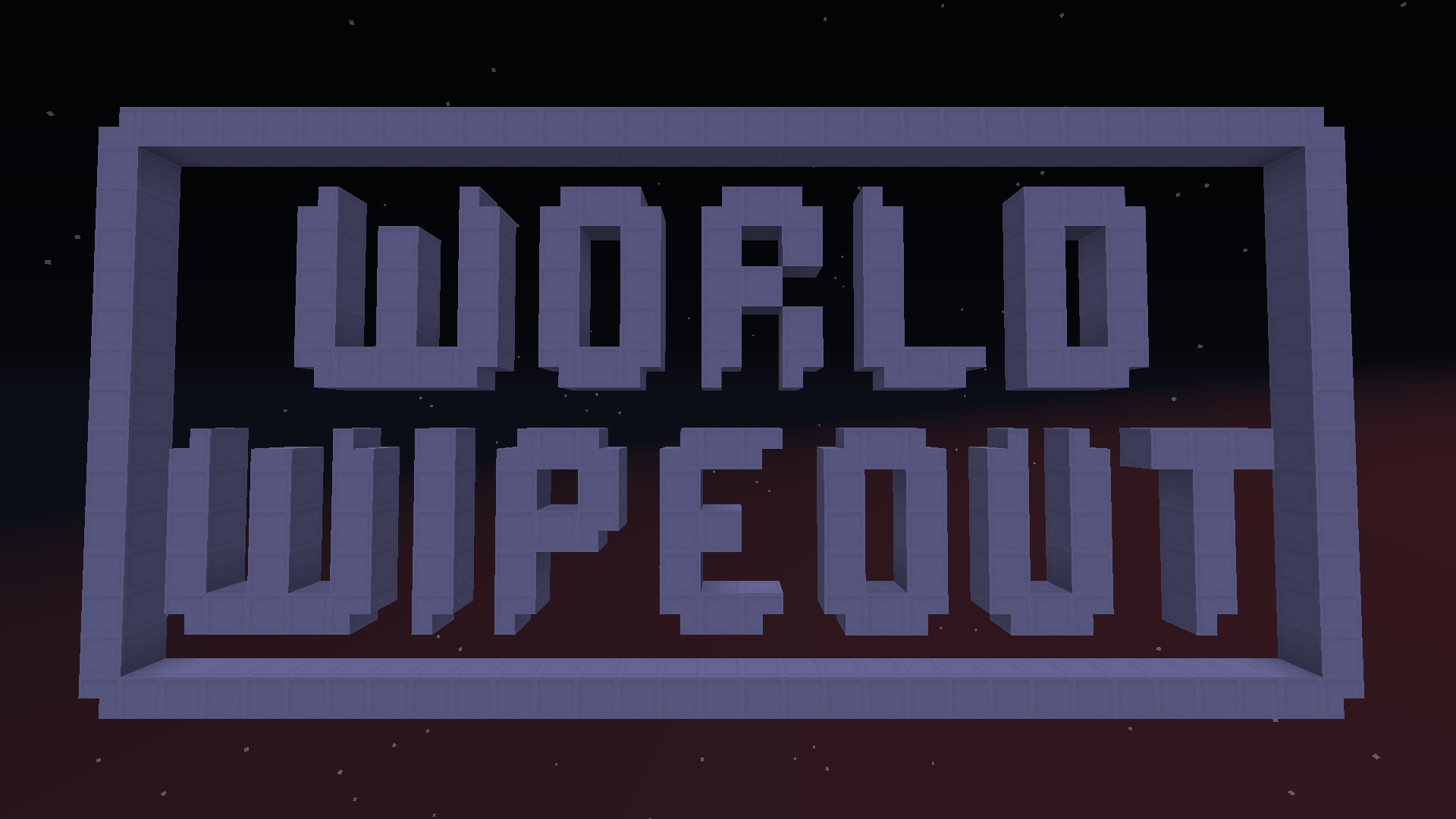 Download World Wipeout for Minecraft 1.13.2