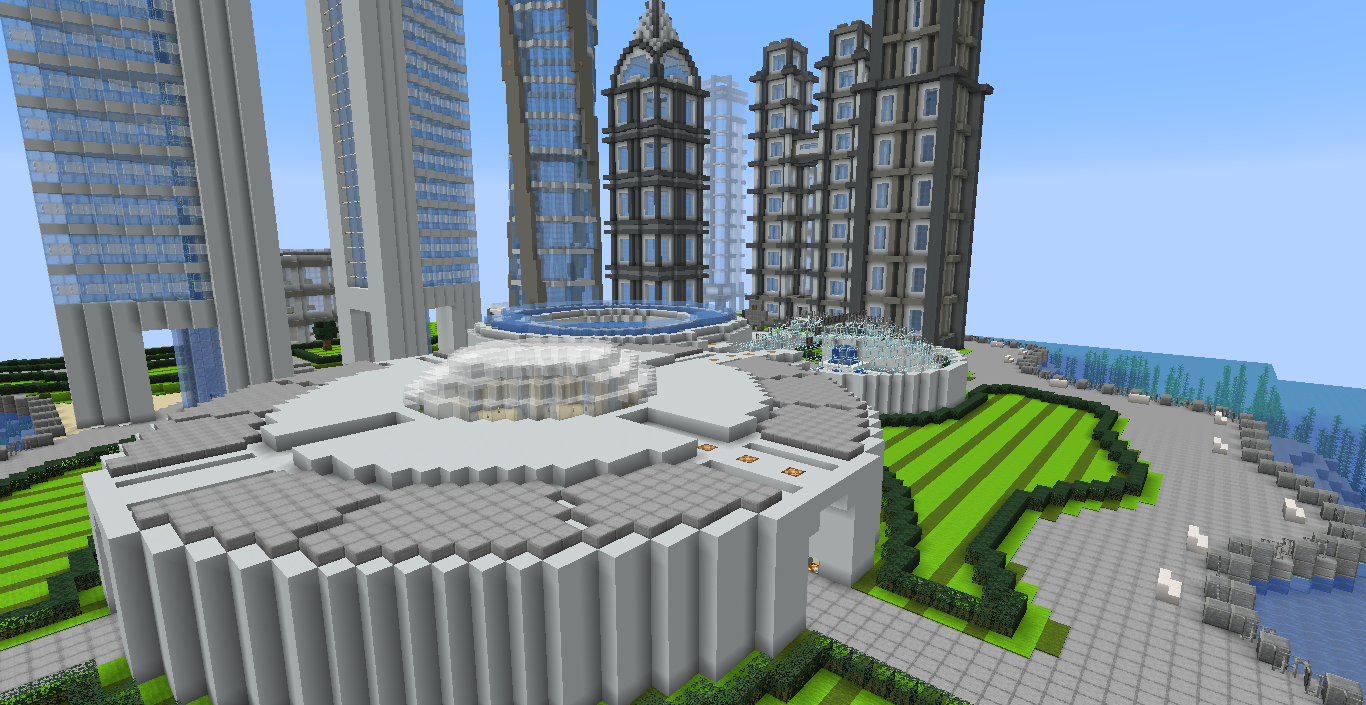 Download Dubai Landmarks 30 mb map for Minecraft 