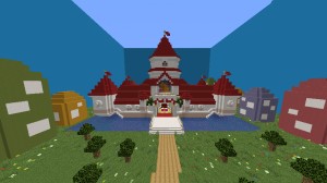 Download Super Mario Peach's Castle for Minecraft 1.14.3
