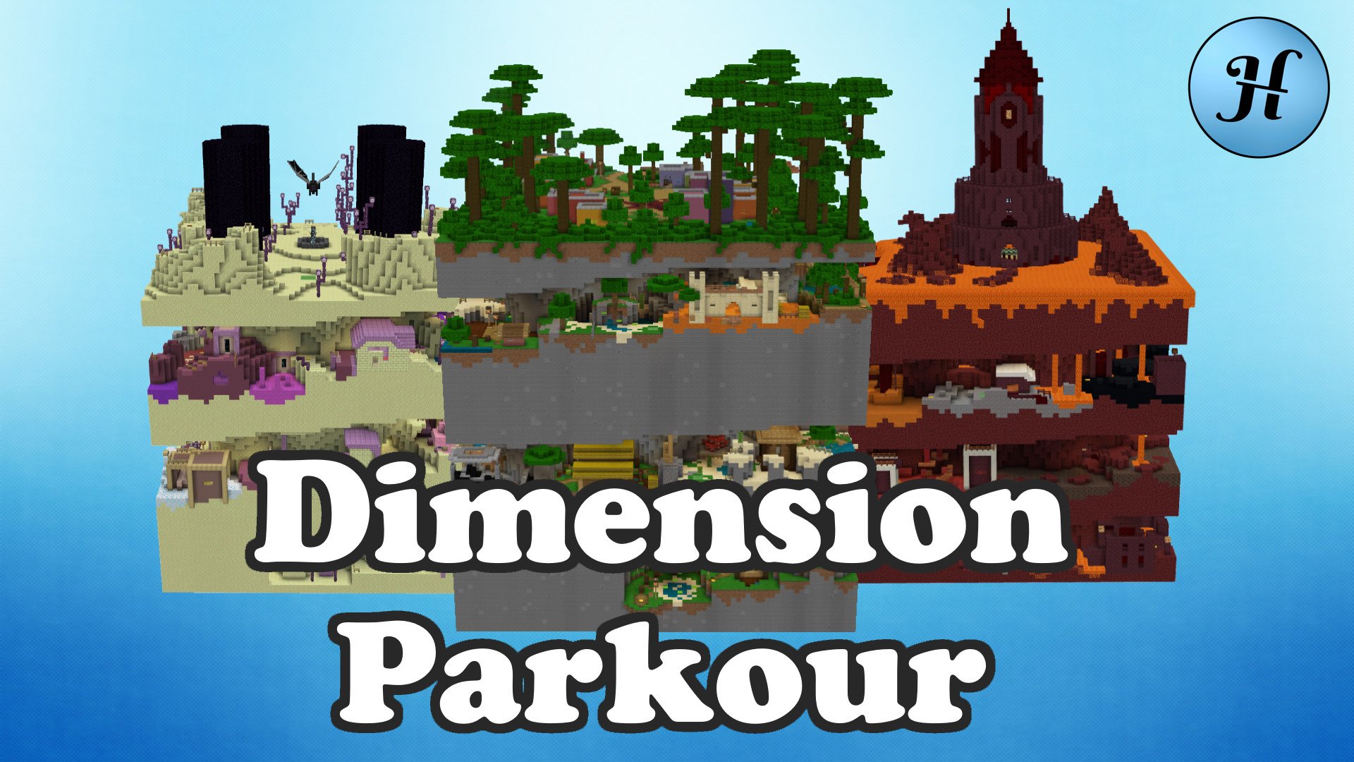 Download Dimension Parkour 8 Mb Map For Minecraft