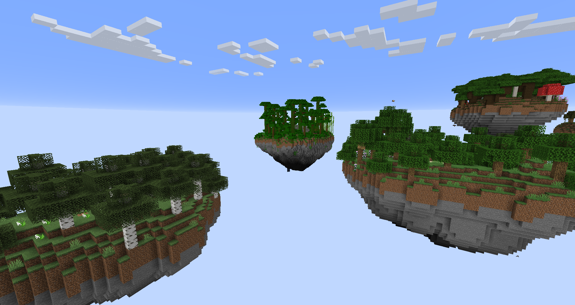 Download Ultimate Sky Islands 20 mb map for Minecraft 