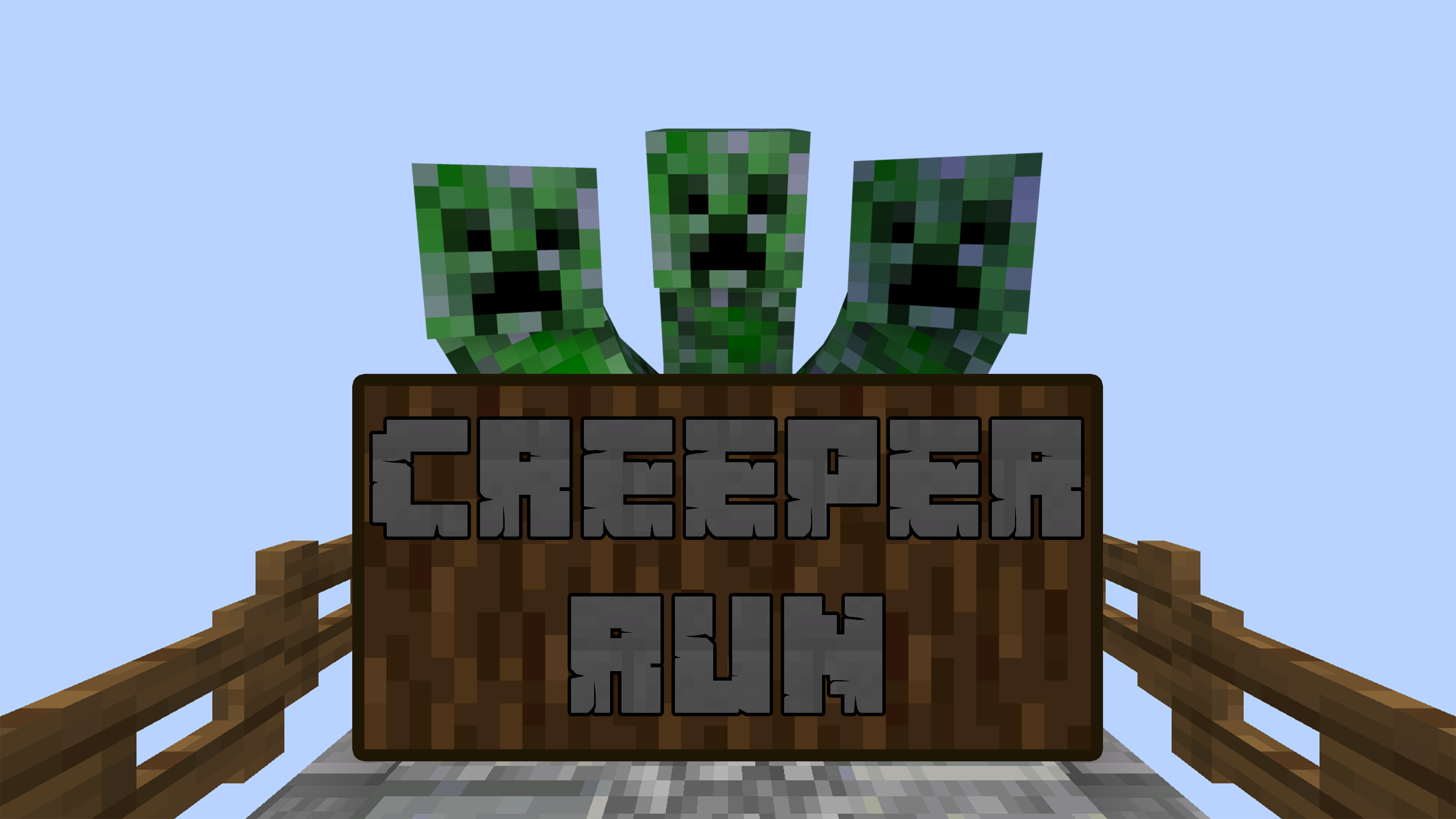 Download Creeper Run 23 Mb Map For Minecraft