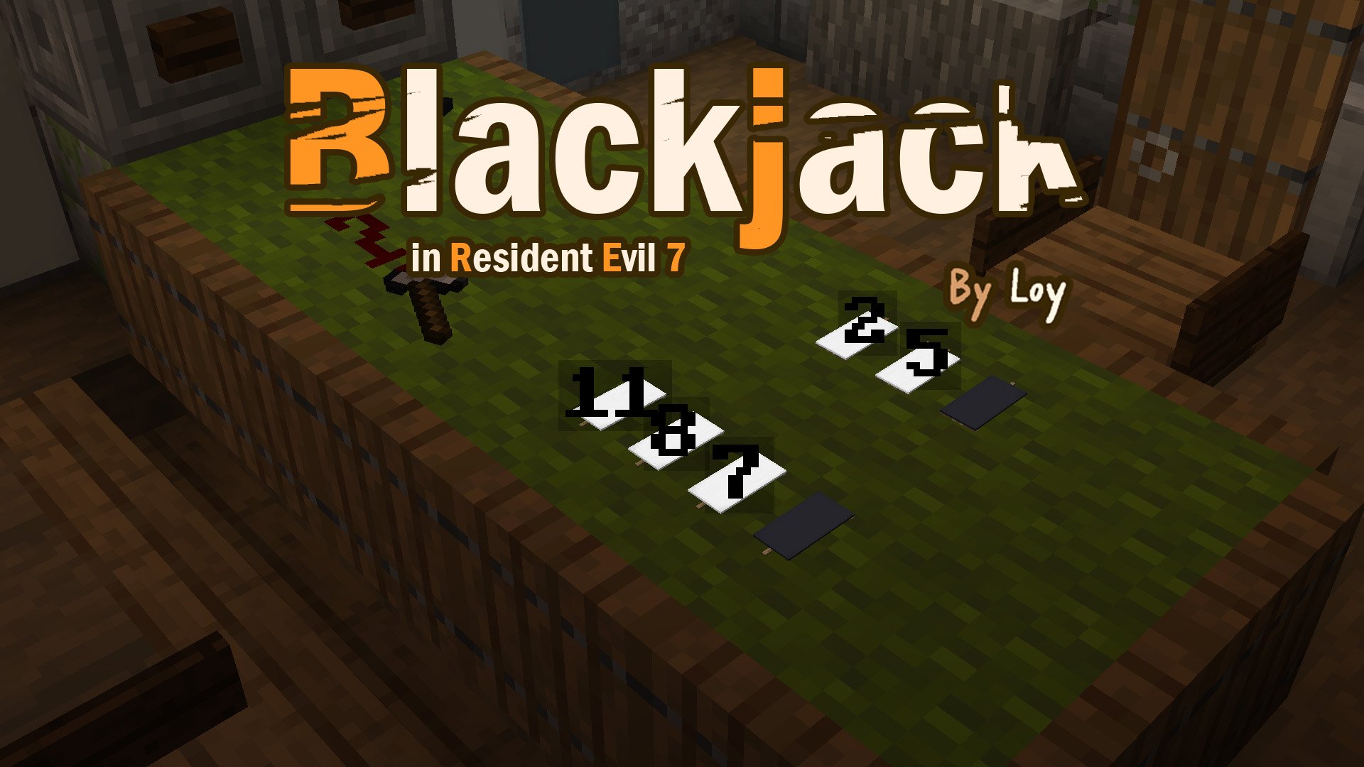 Download BlackJack in Resident Evil 7 for Minecraft 1.15.2