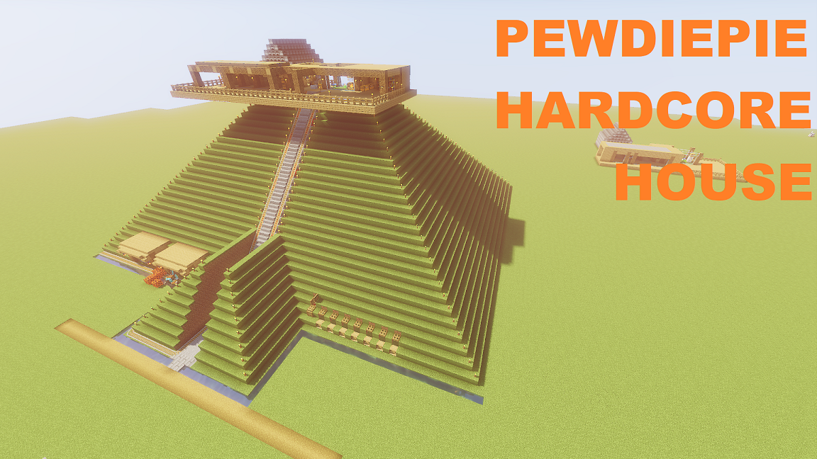 Download Pewdiepie Hardcore House for Minecraft 1.16.4