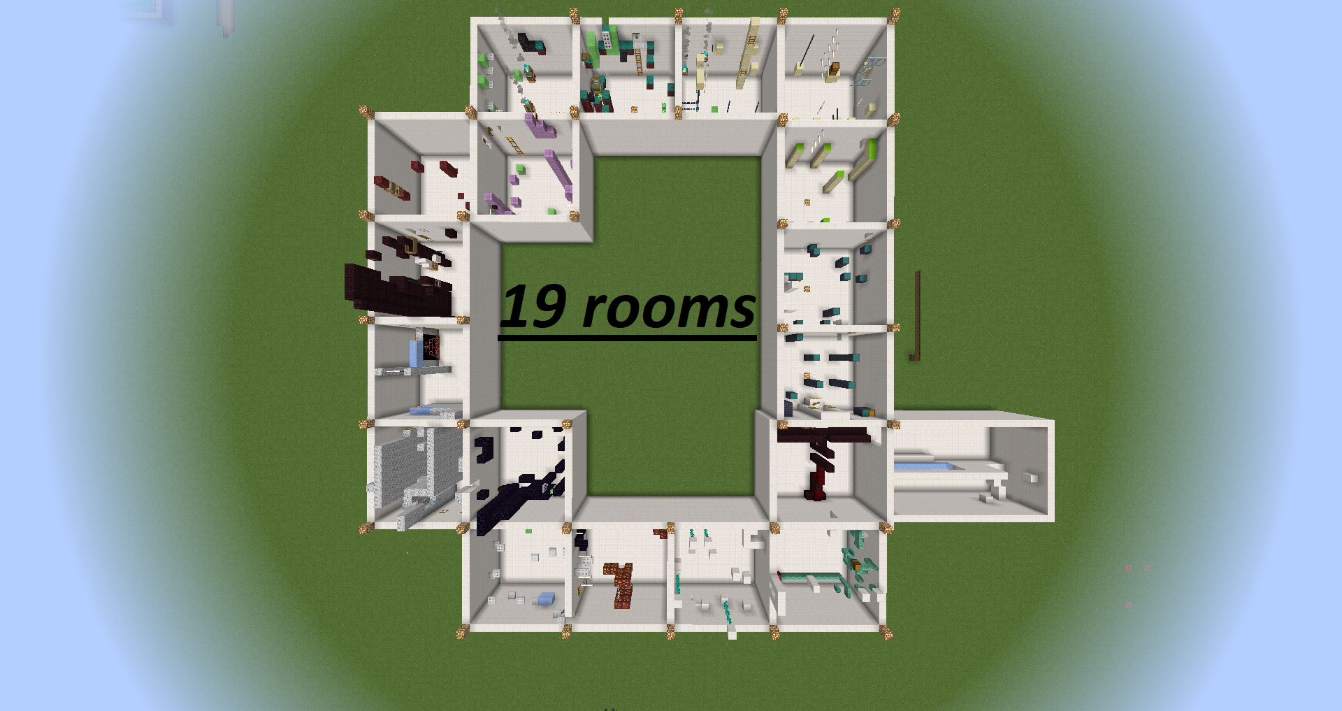 Download 19 Rooms for Minecraft 1.16.5