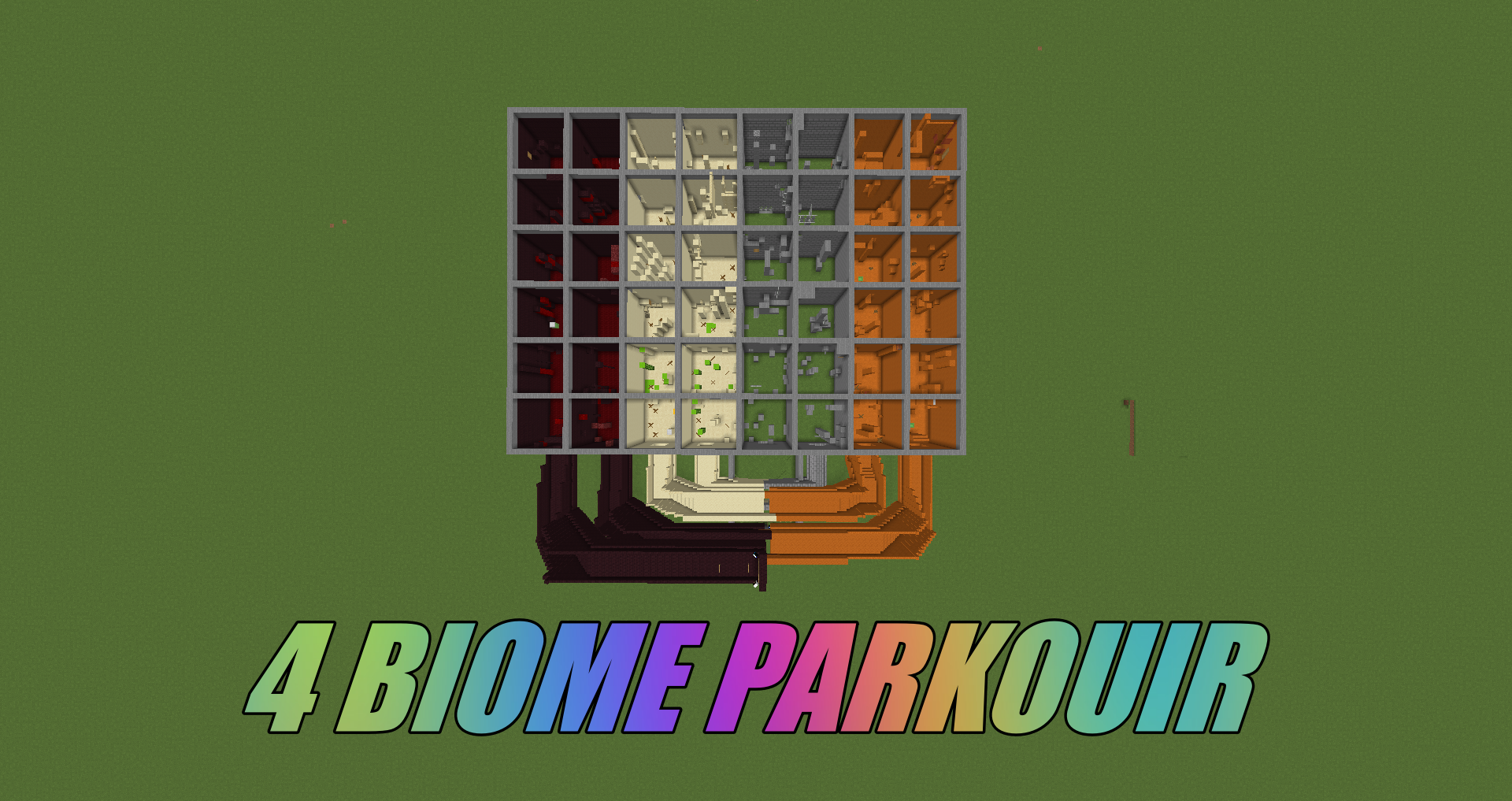 Download 4 Biome Parkour for Minecraft 1.16.5
