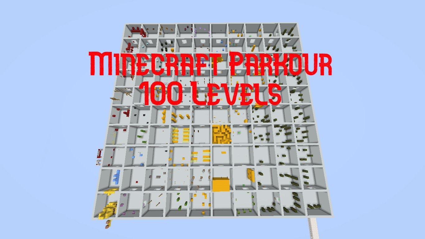 Download MINECRAFT PARKOUR: 100 LEVELS! for Minecraft 1.17.1