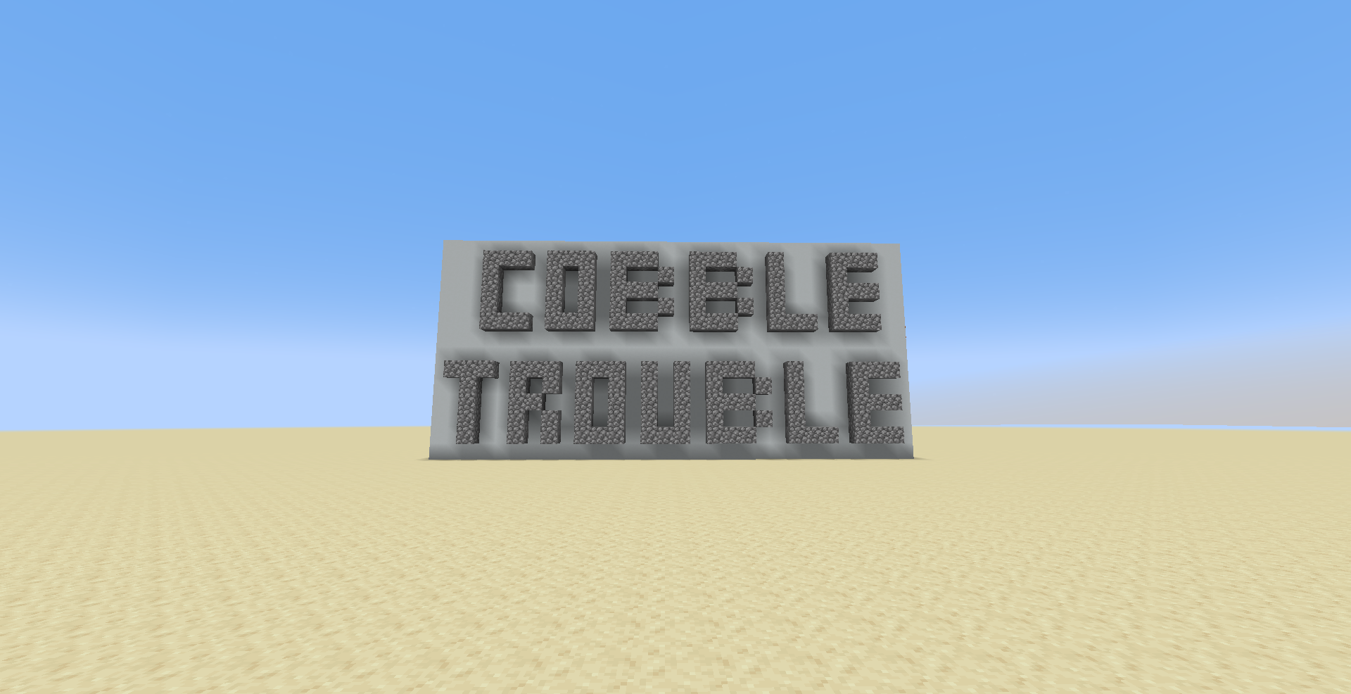 Download Cobble Trouble for Minecraft 1.17.1