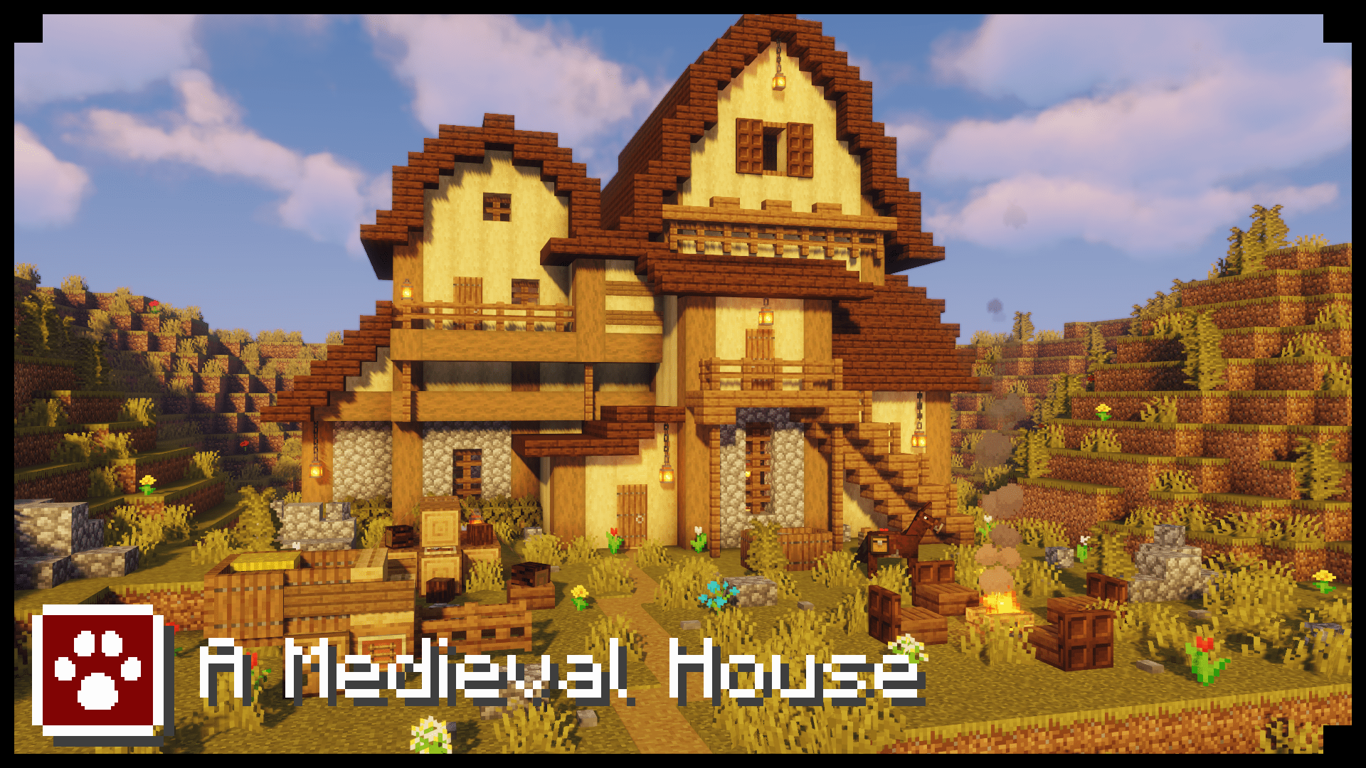Download «A Medieval House #01» (2 mb) map for Minecraft