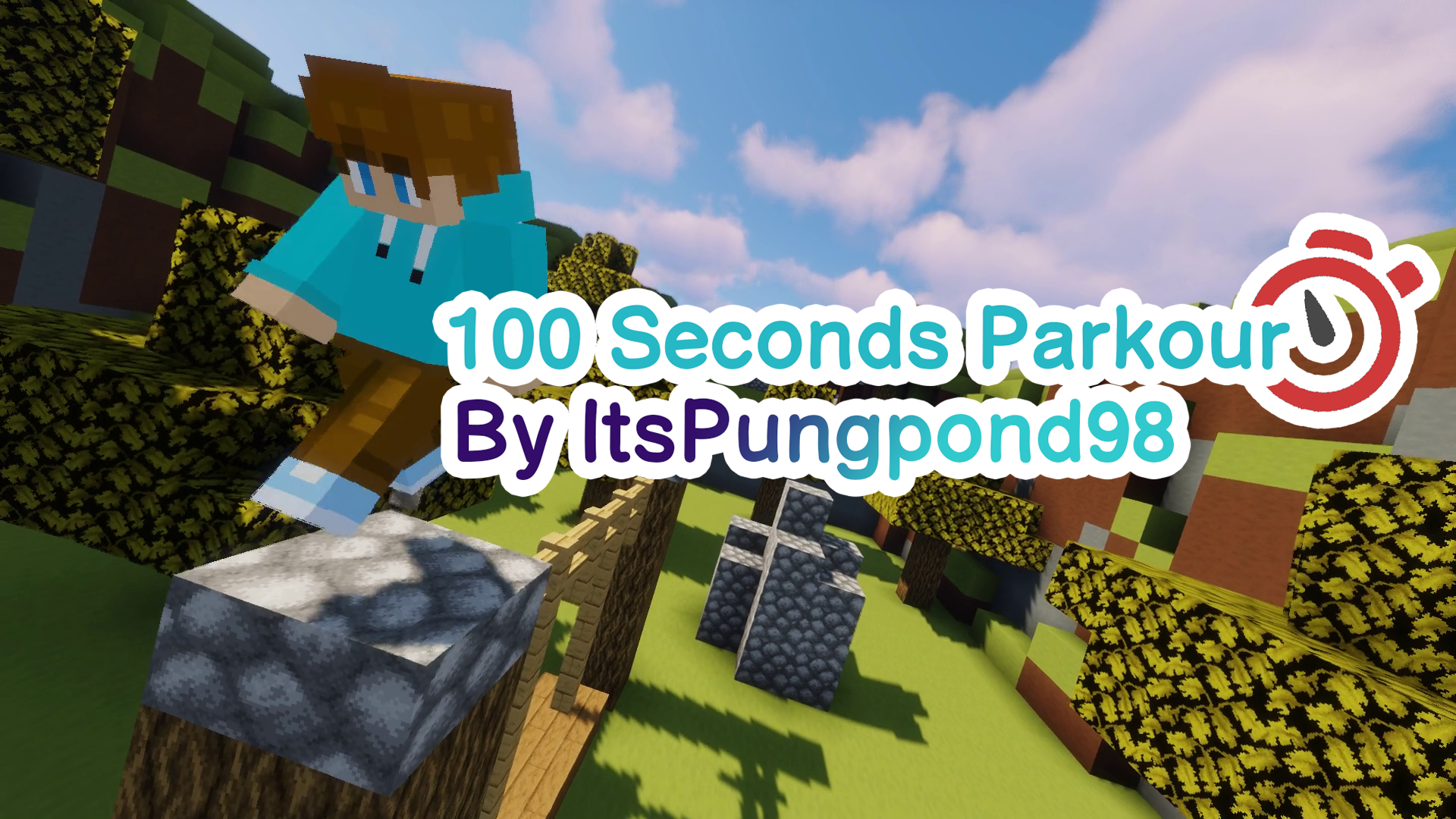 Download 100 Seconds Parkour 1.0 for Minecraft 1.19.2