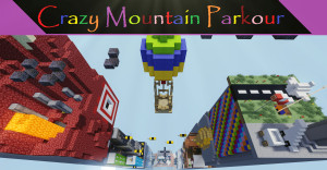 Download Crazy Mountain Parkour 1.0 for Minecraft 1.18.2