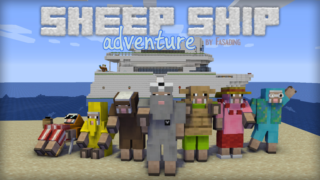 Download Sheep Ship Adventure 1.1.5 for Minecraft 1.19.3