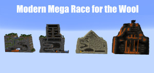 Download Modern Mega Race for the Wool 1.0 for Minecraft 1.18.1