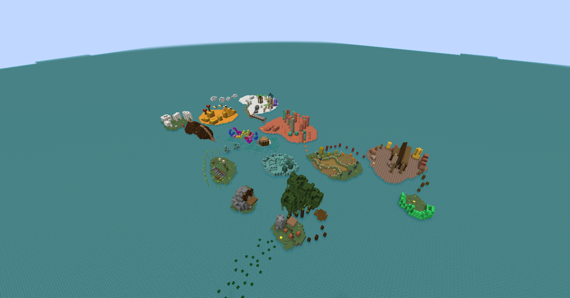 Download Islands Parkour 1.0 for Minecraft 1.19.3