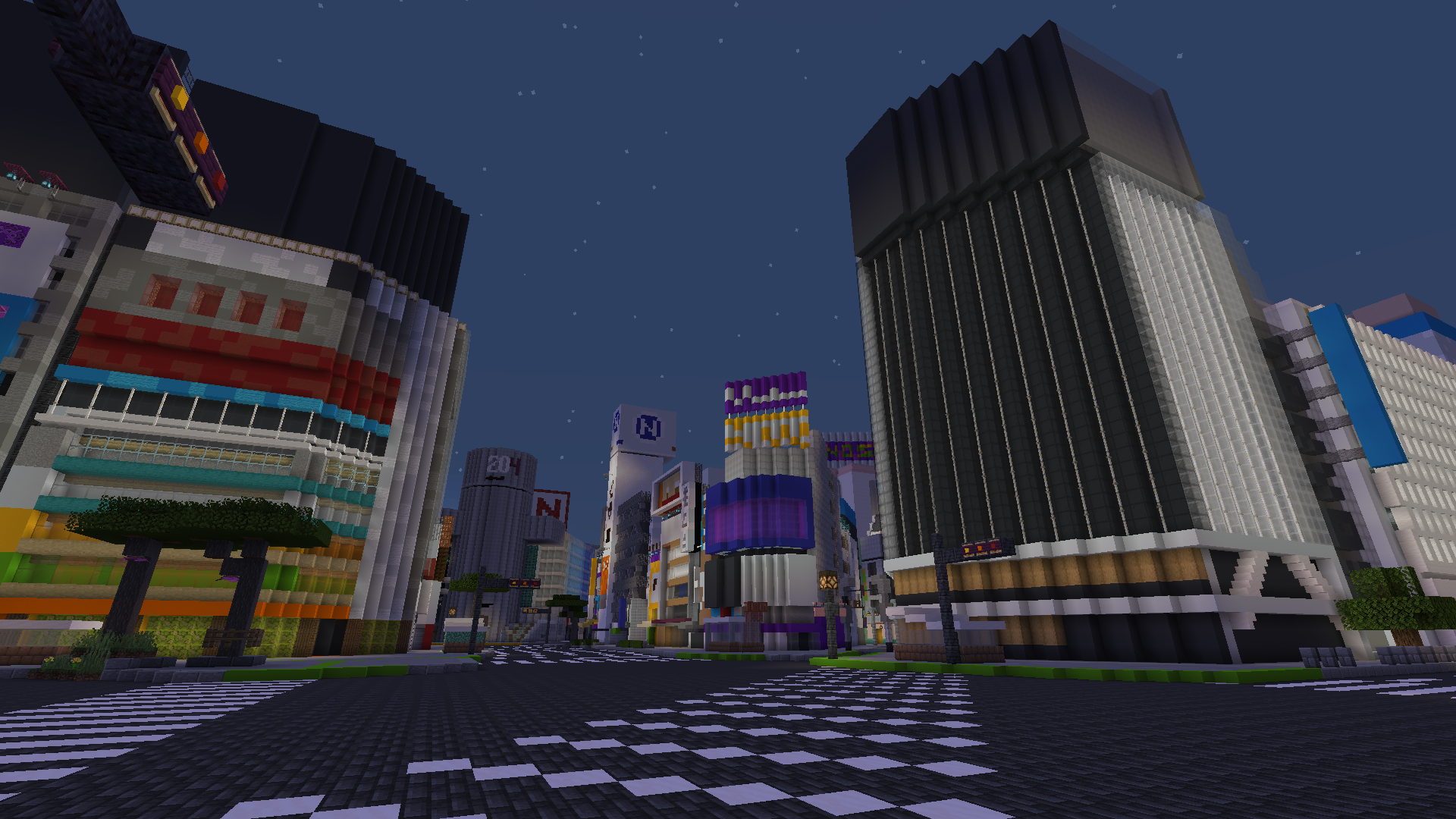 Download «Shibuya Recreation. Sort of.... 1.0» (26 mb) map for Minecraft