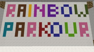 Download Easiest Rainbow Parkour for Minecraft 1.12.2