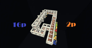 Download 16 puzzles 2 players for Minecraft 1.21.10