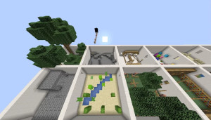 Download Parkour Through Squares for Minecraft 1.21.5