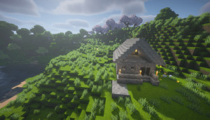 Download Stone Survival House for Minecraft 1.21.5