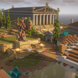 Download Acropolis of Athens | World Wonders Series | Greek City for Minecraft 1.21.4