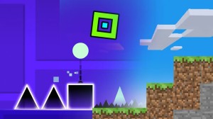 Download Geometry Dash in Minecraft! for Minecraft 26.2
